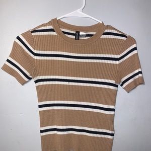 Black and white striped shirt